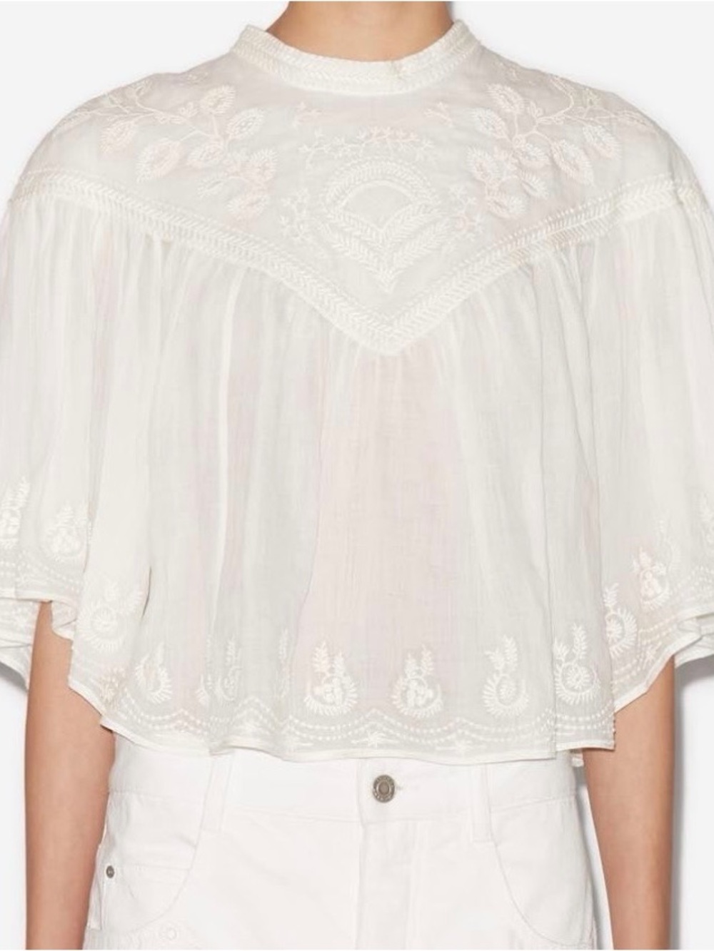 ISABEL MARANT
Elodia embroidered ramie blouse - Picture 15 of 16